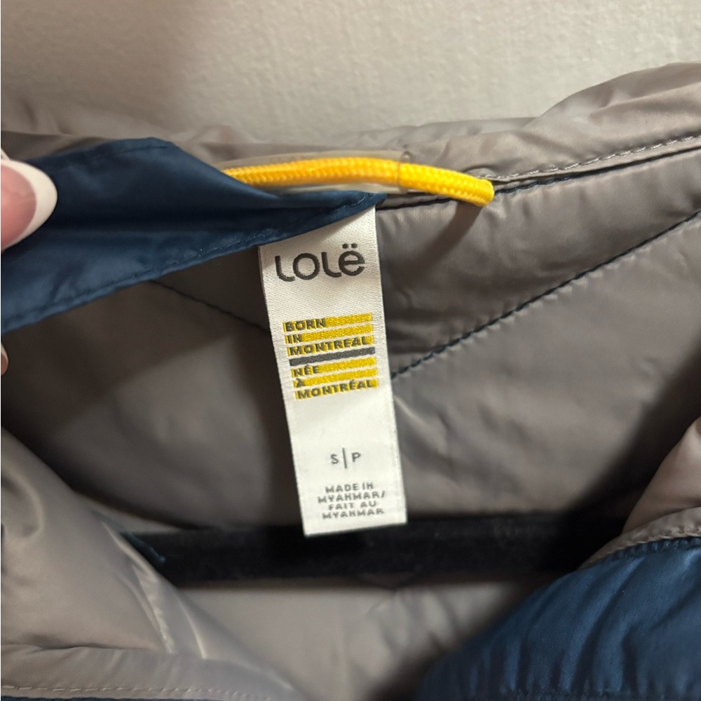 Lole Gray and Navy Jacket